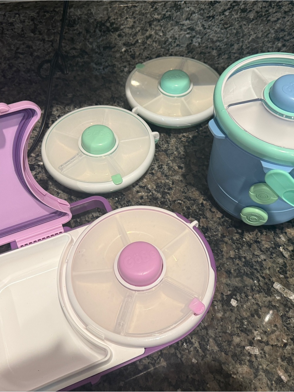 GoBe Snack and Lunch containers for Toddlers (bundle)
